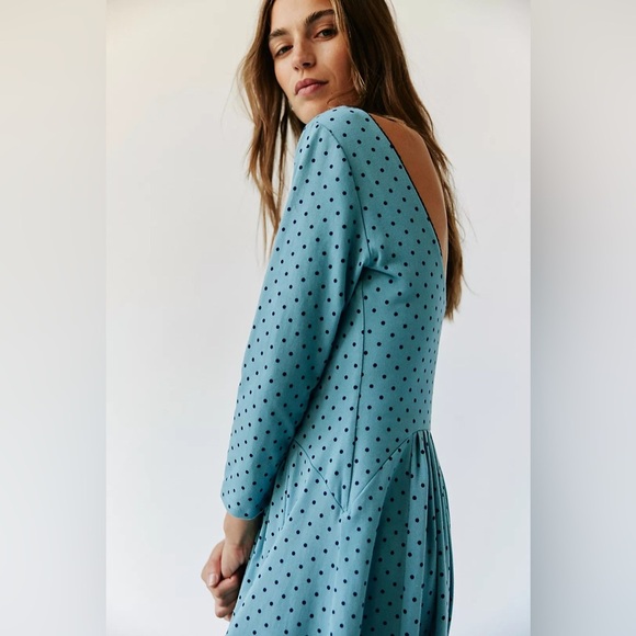 Free People Two Timin Midi Dress Size Small NWT - Picture 5 of 14